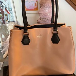 Kate Spade Ballet Pink Shoulder Tote Bag Good Condition